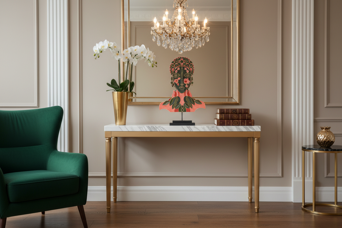 Masque luxueux sans livres